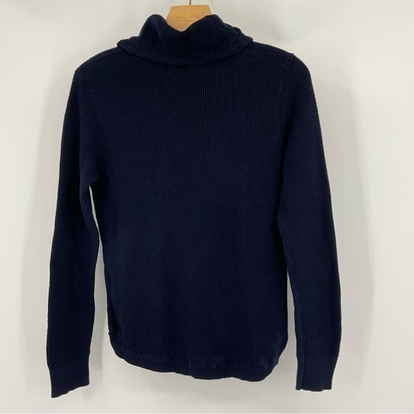 Ralph Lauren Womens Cowl Neck Sweater Navy Blue Size Medium H13‎ - Picture 4 of 7
